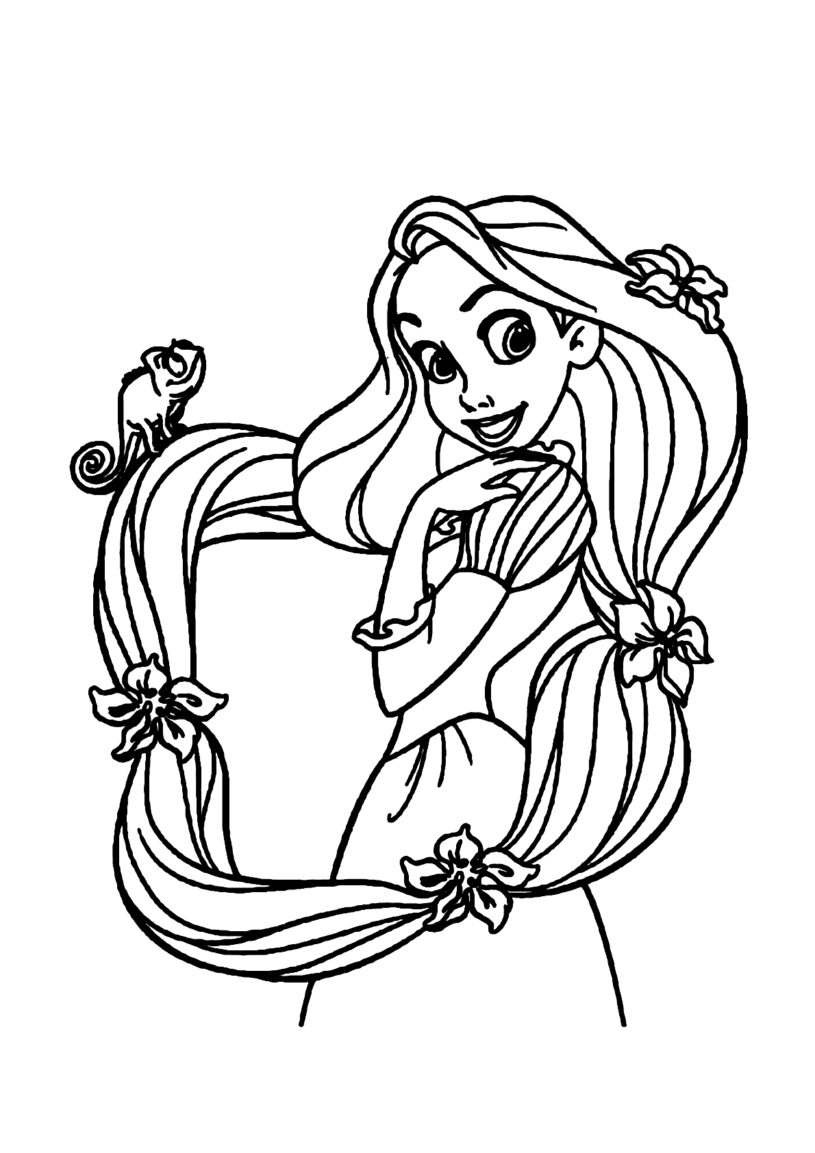 desenho do flynn rider para colorir