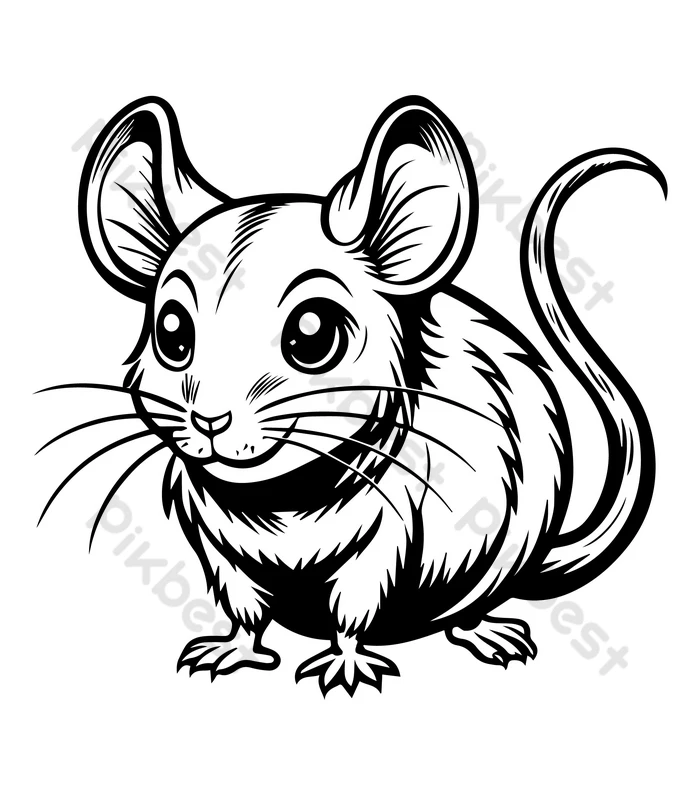 atividade infantil rato