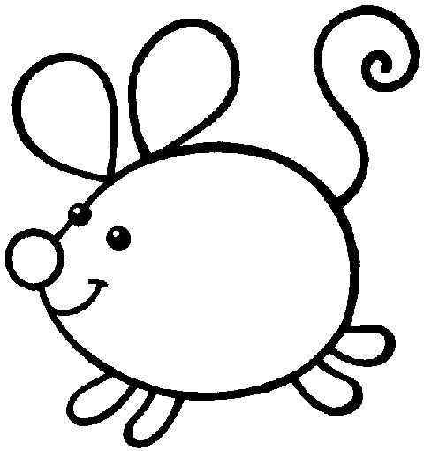 desenho de rato para imprimir