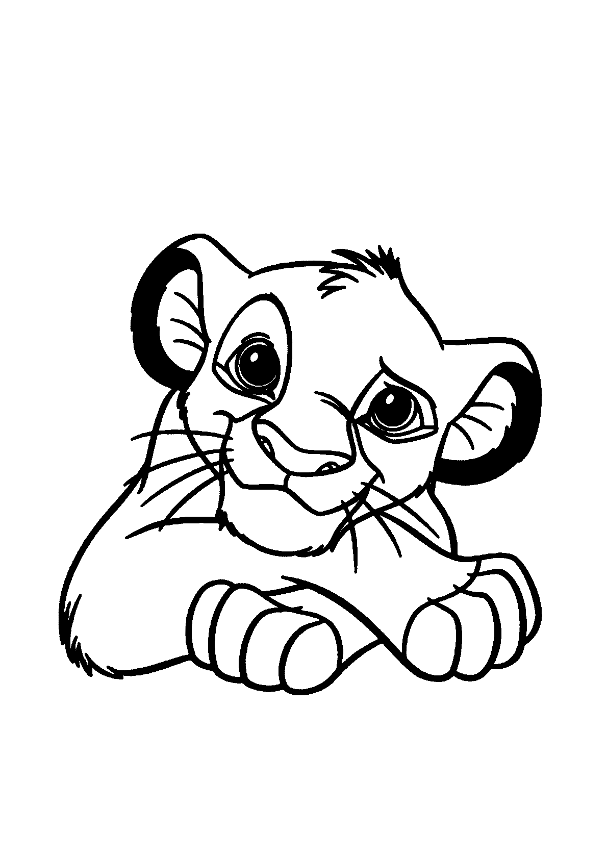 scar para colorir