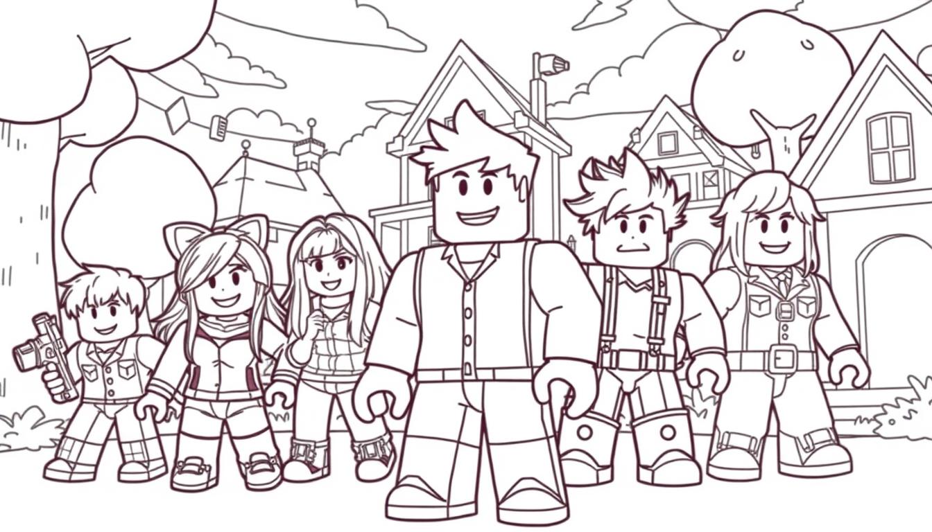 Imprimir desenhos do Roblox