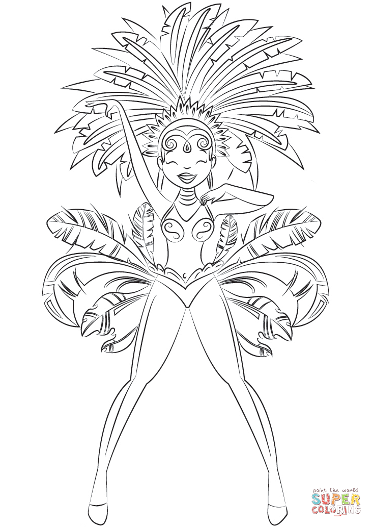 samba de roda desenho para colorir