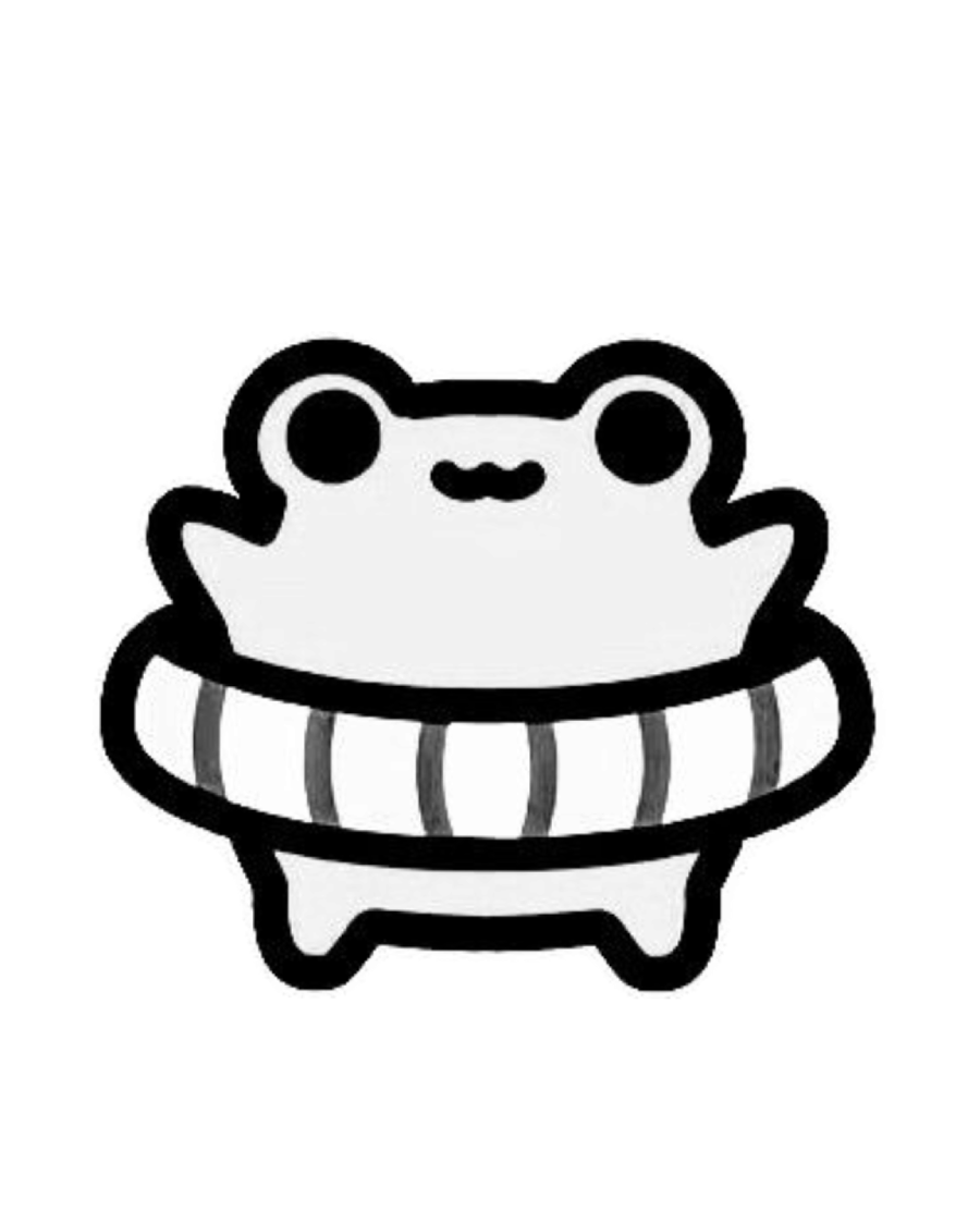 desenho de sapo para colorir fofo