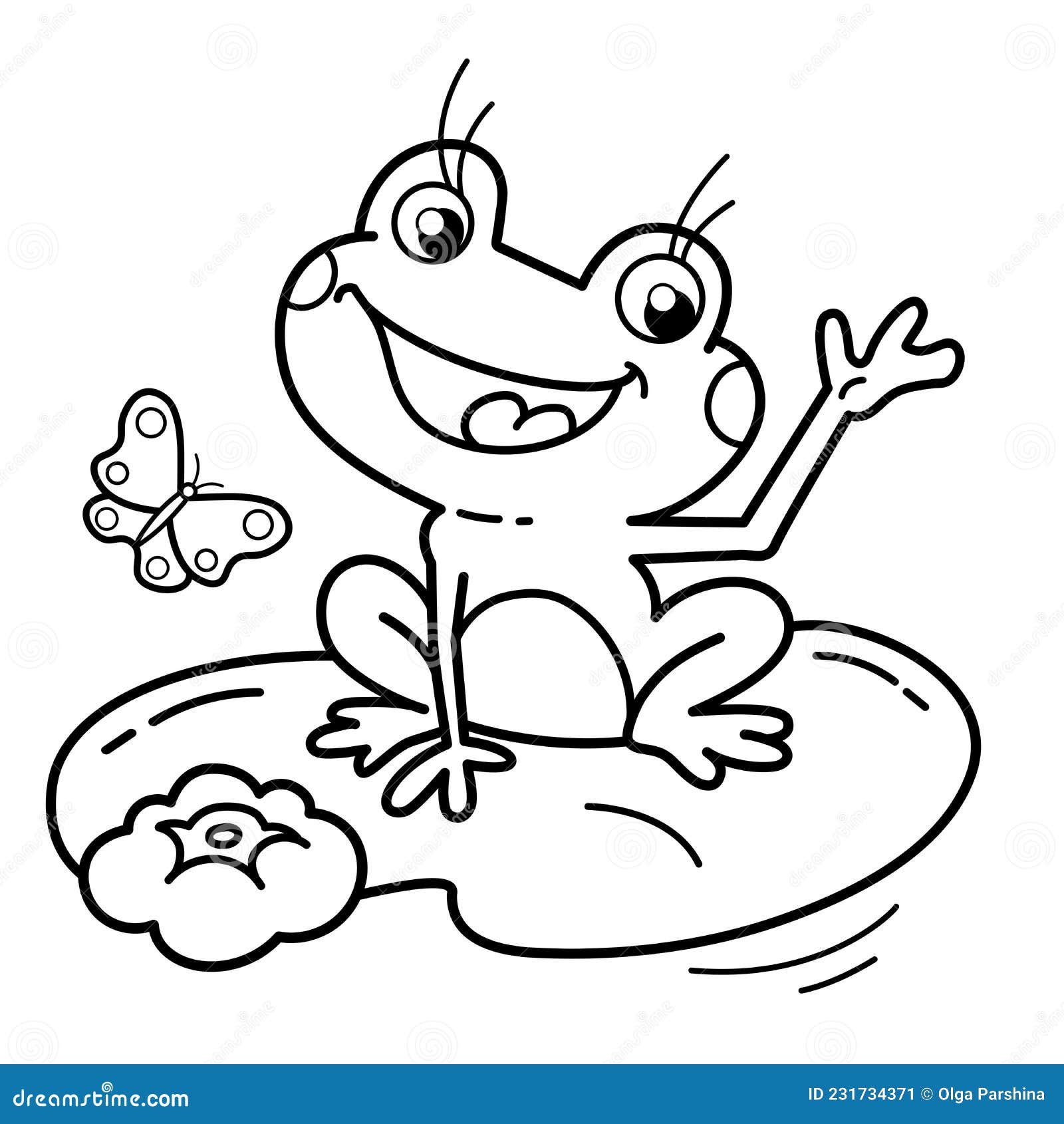 sapo para pintar infantil