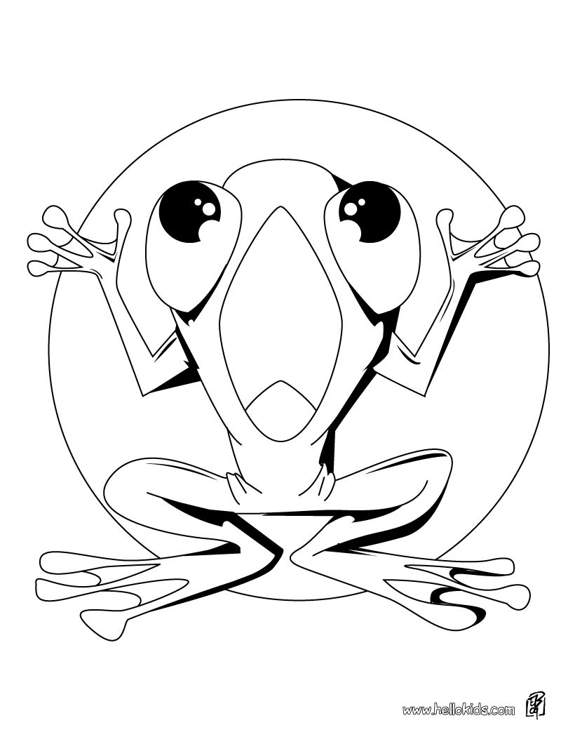 desenho de sapo príncipe para pintar