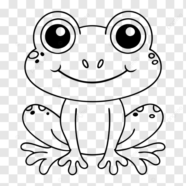 sapo verde para colorir