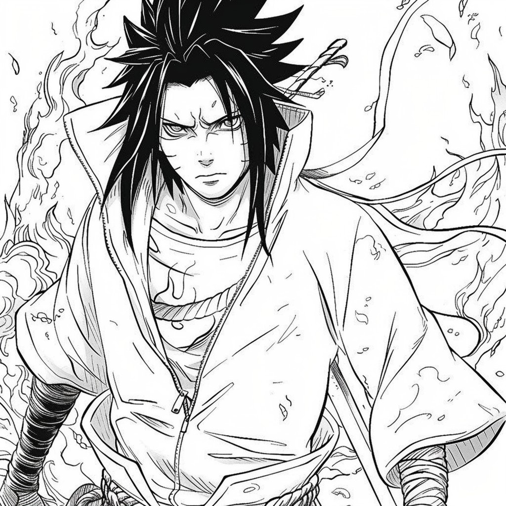 Cores do Sasuke Uchiha