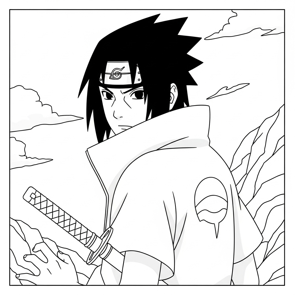 Cores do Sasuke Uchiha