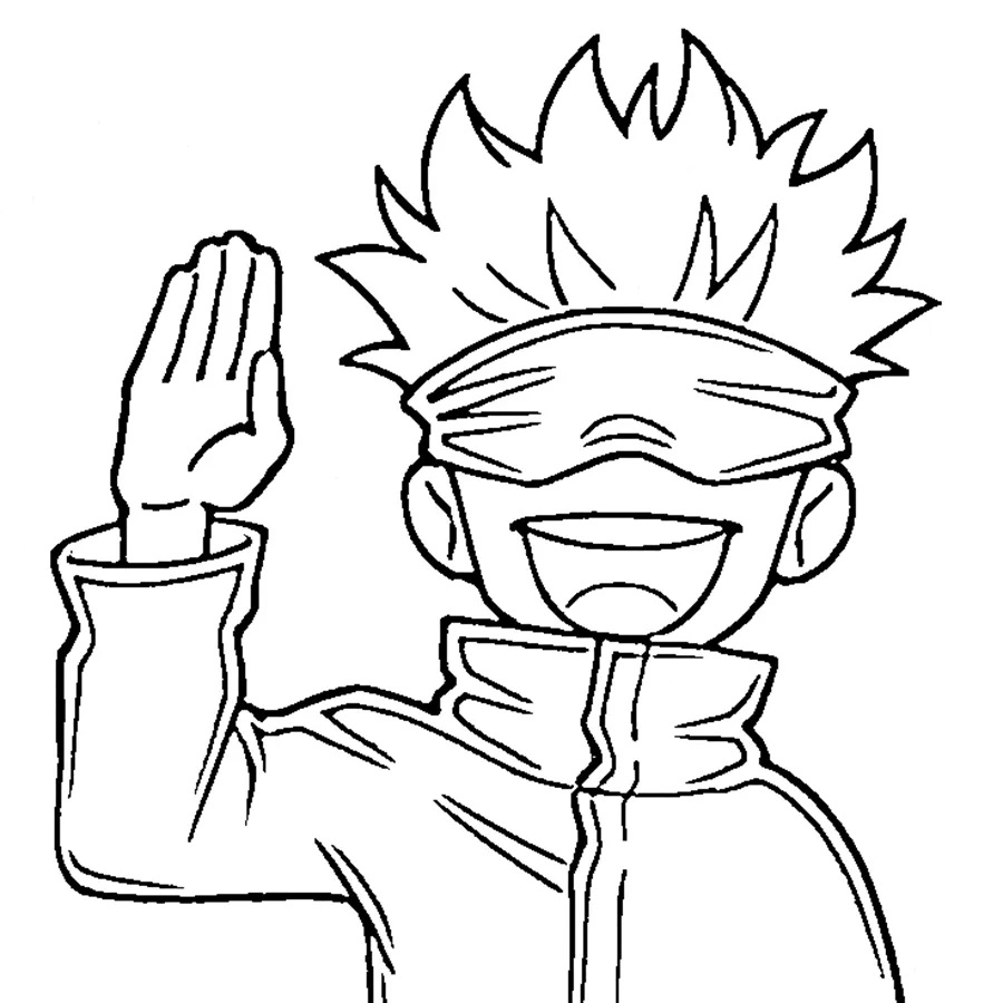 jujutsu kaisen desenhos para colorir
