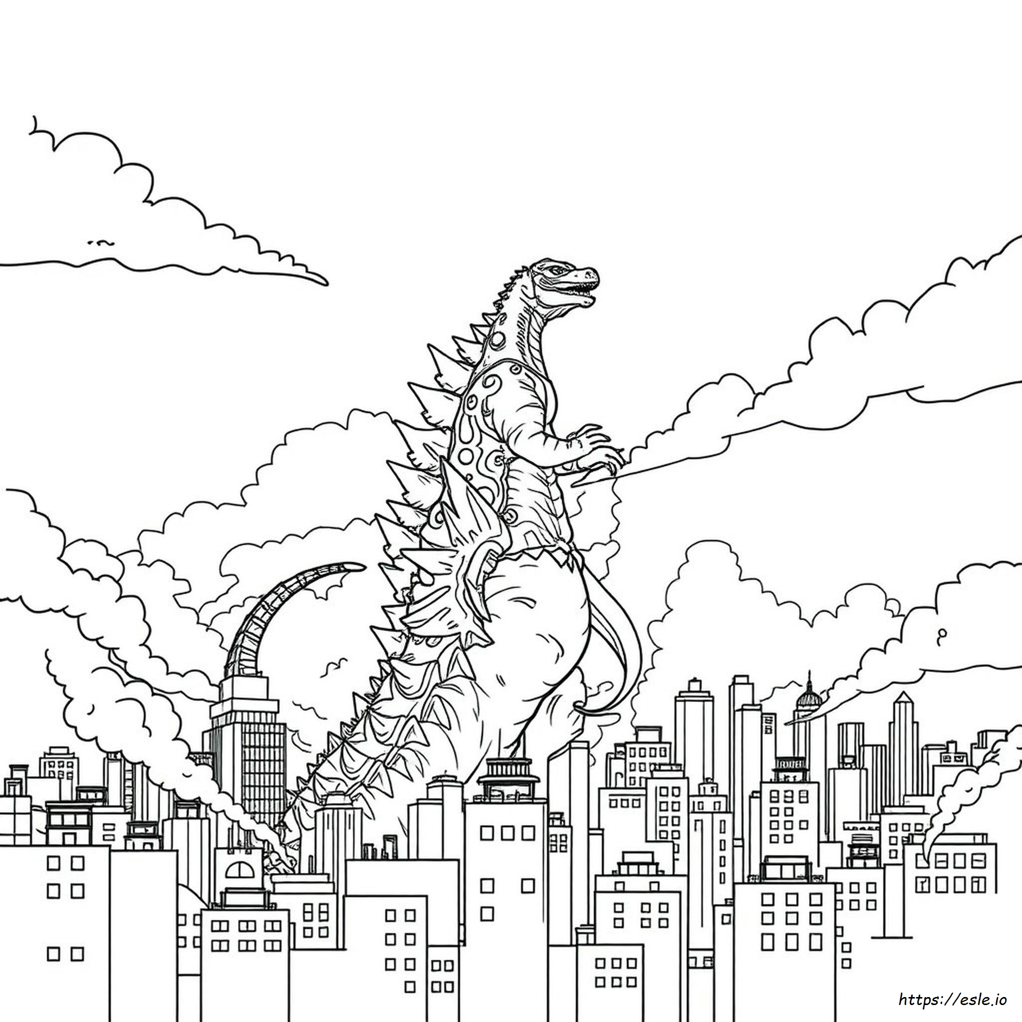 shin godzilla para pintar