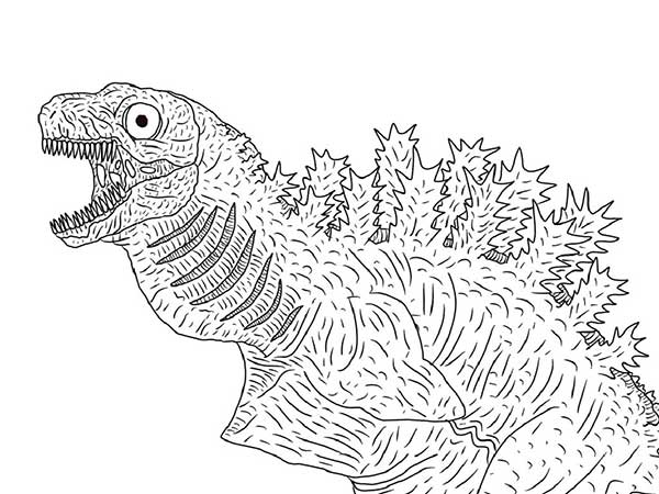 desenho do godzilla 2016