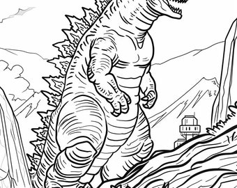 shin godzilla para pintar