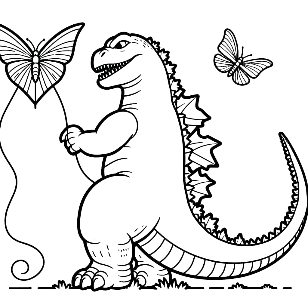 shin godzilla para pintar