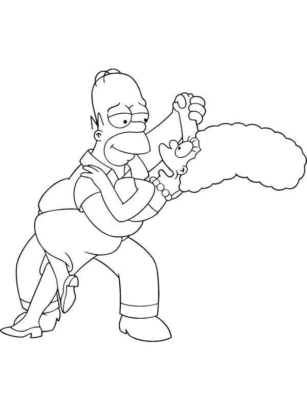 desenhos dos simpsons para imprimir