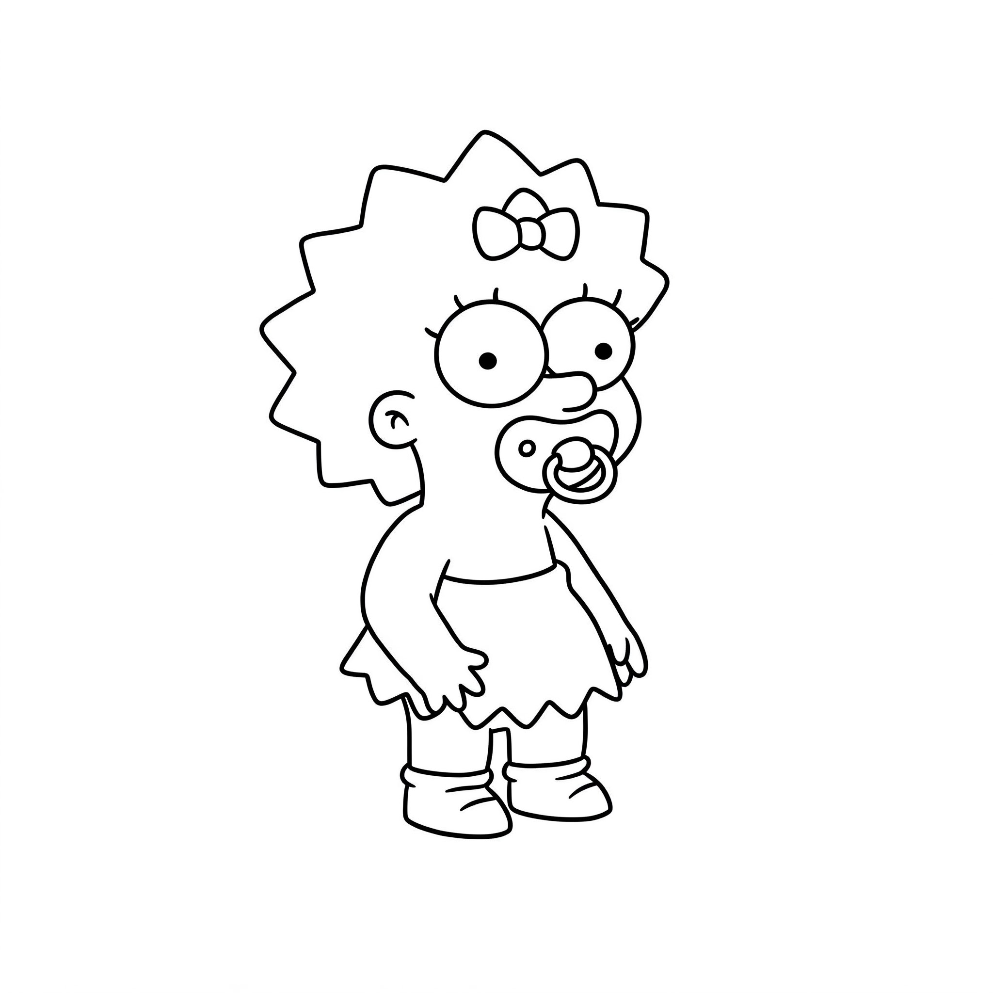 homer simpson para colorir