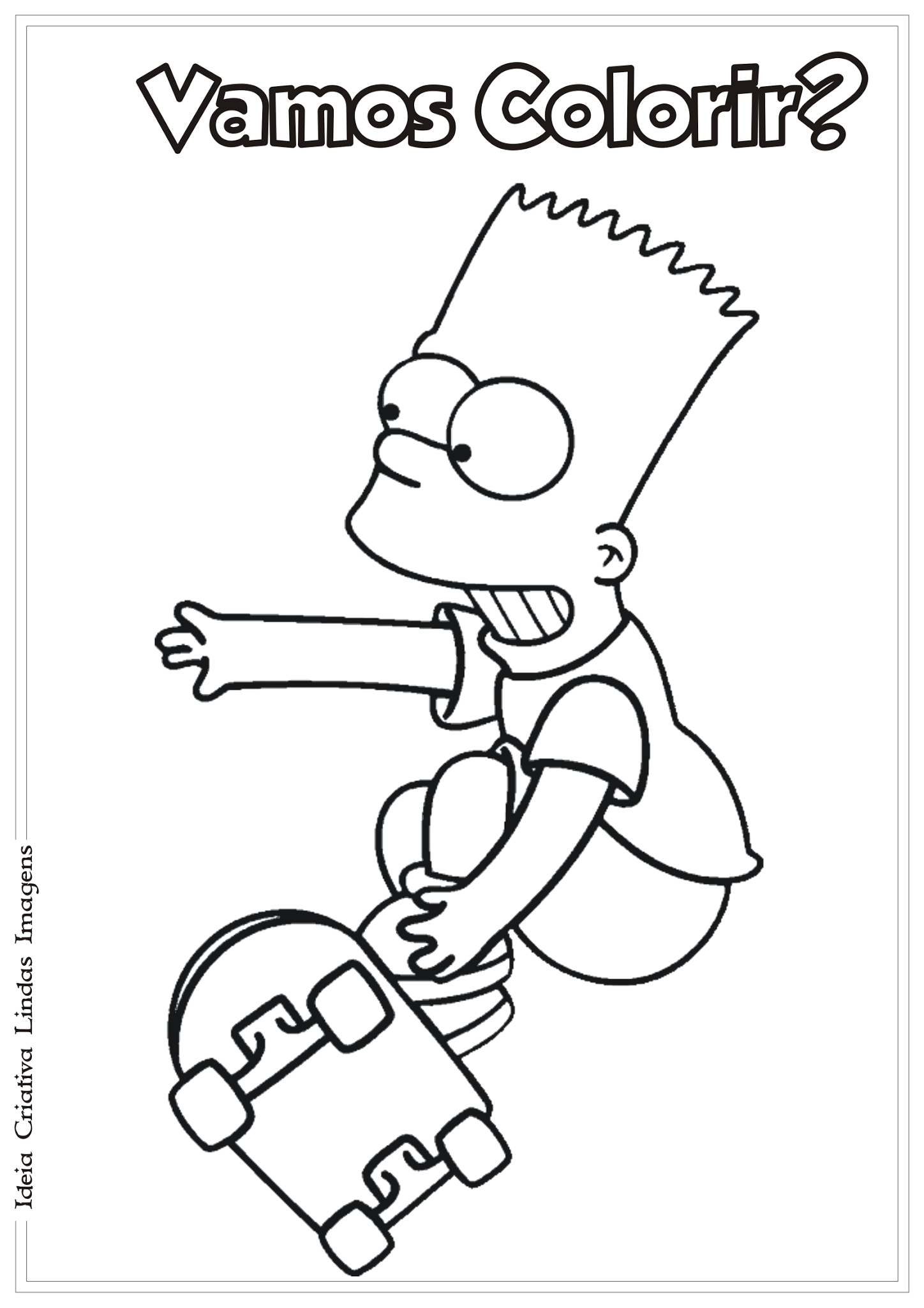 personagens dos simpsons para pintar