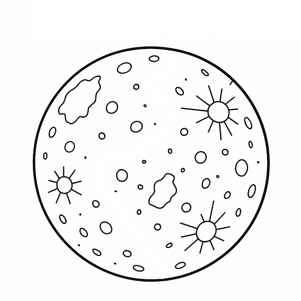 sistema solar para colorir nomes dos planetas