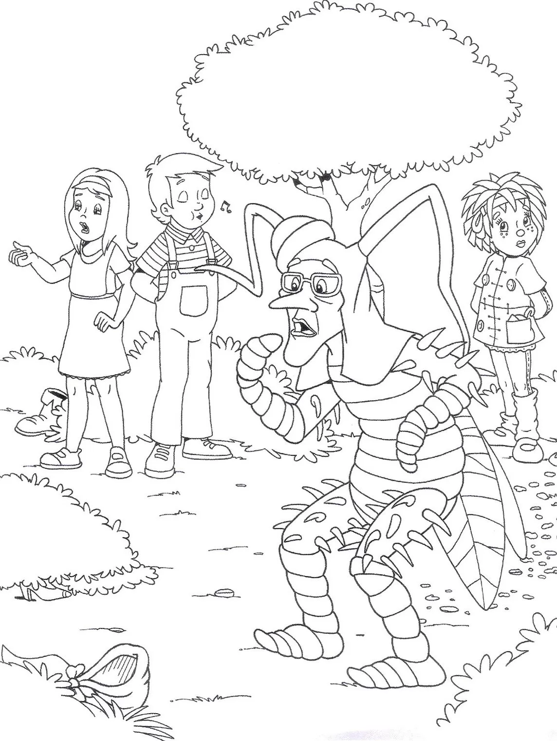 cuca desenho para colorir