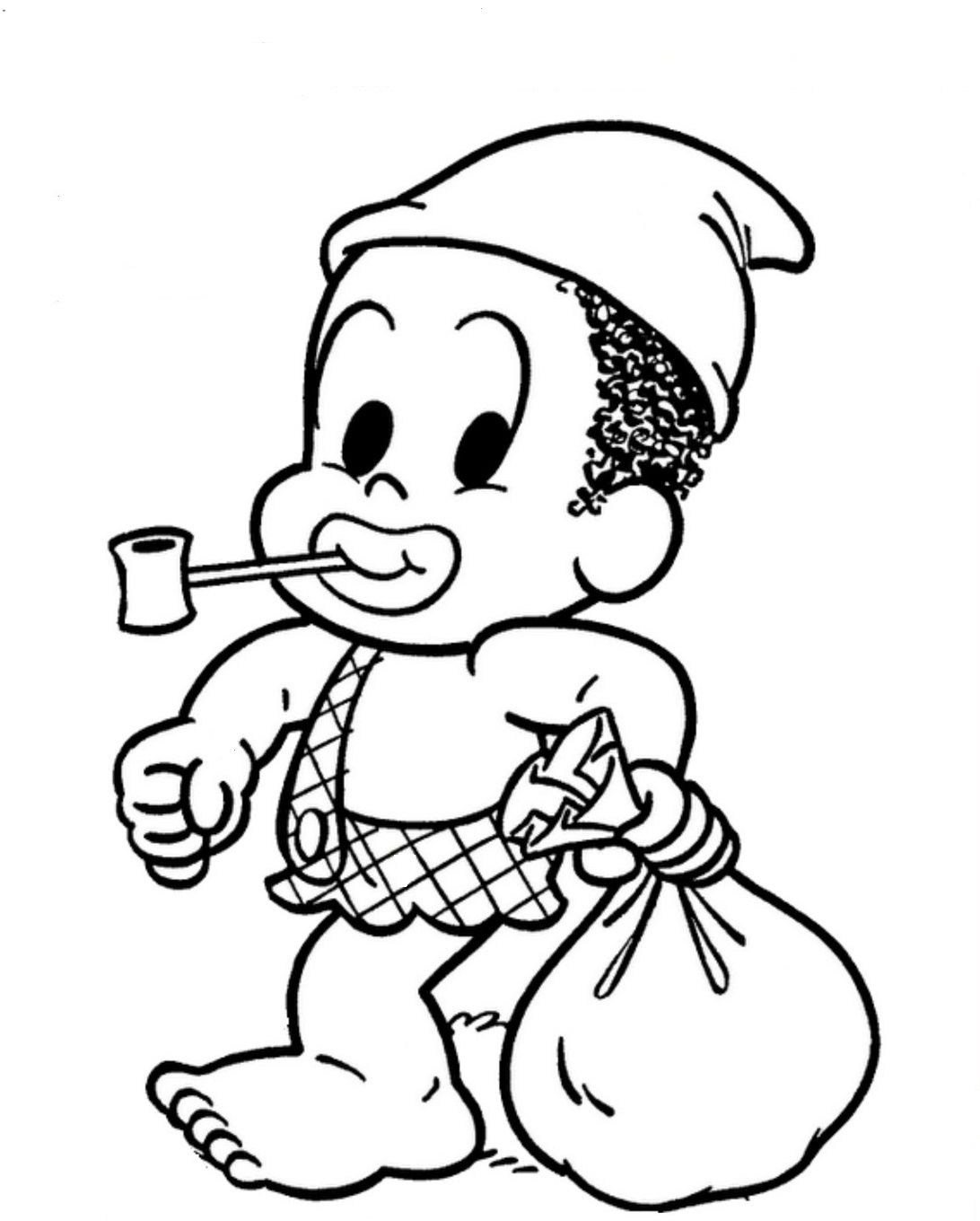 marquês de rabicó desenho para colorir