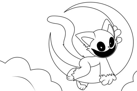 Poppy Playtime desenhos para pintar