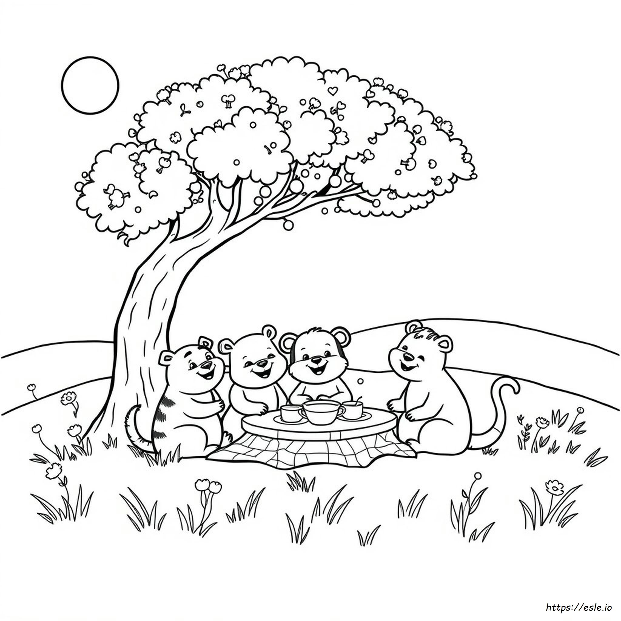 Personagens Smiling Critters cores