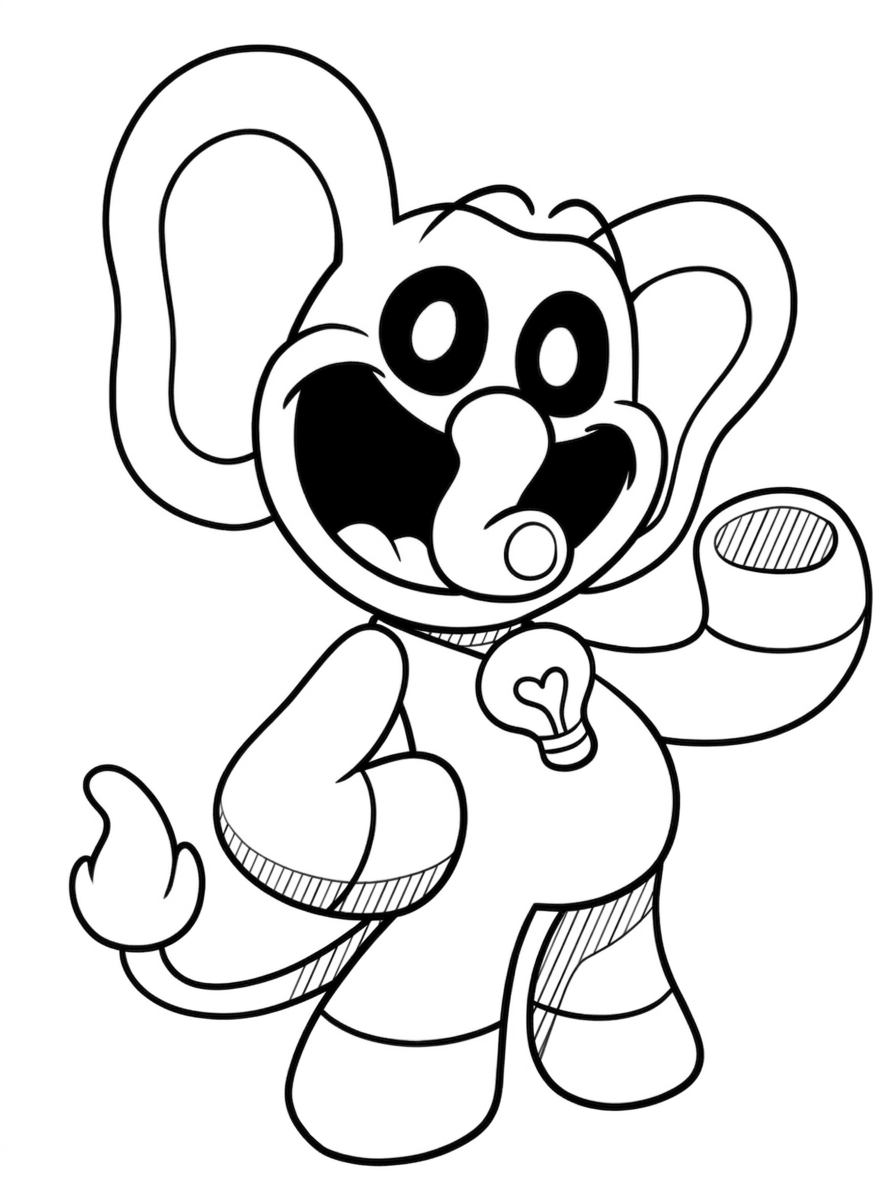 Poppy Playtime desenhos para pintar