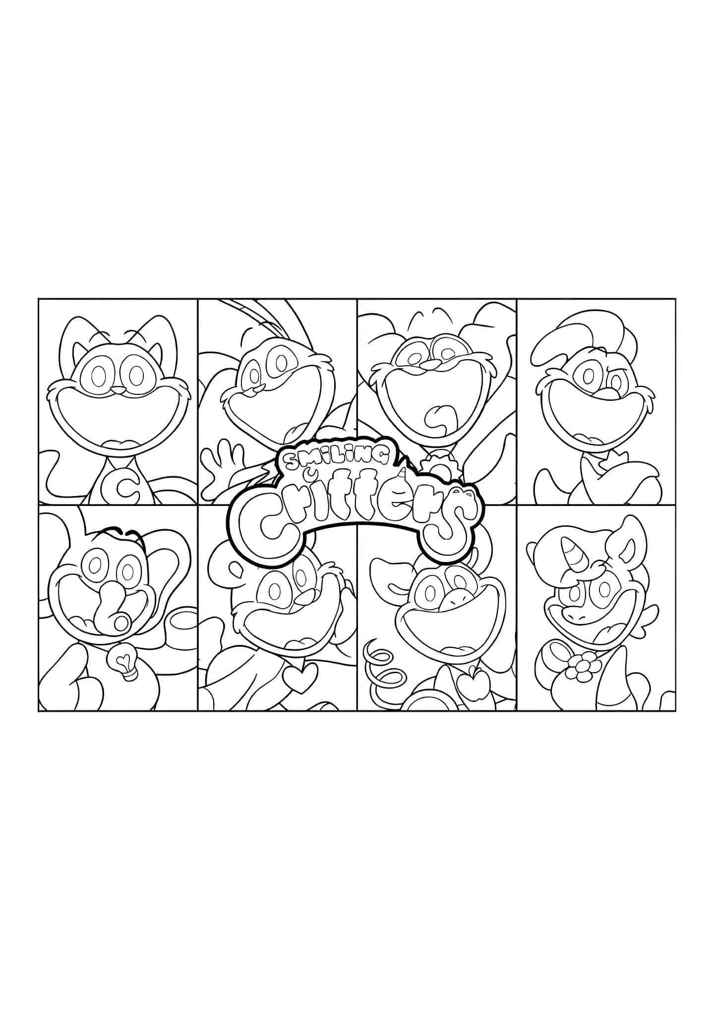 Imprimir desenhos Smiling Critters