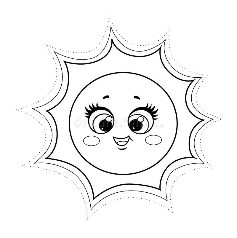 desenho de sol fácil