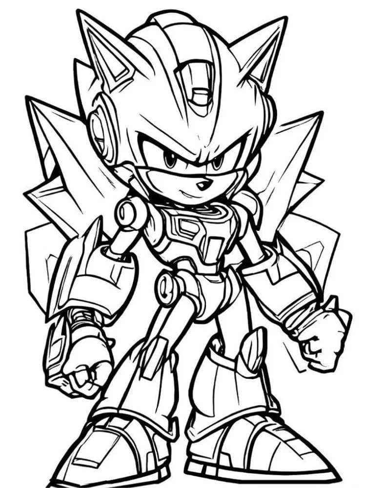 personagens sonic para colorir