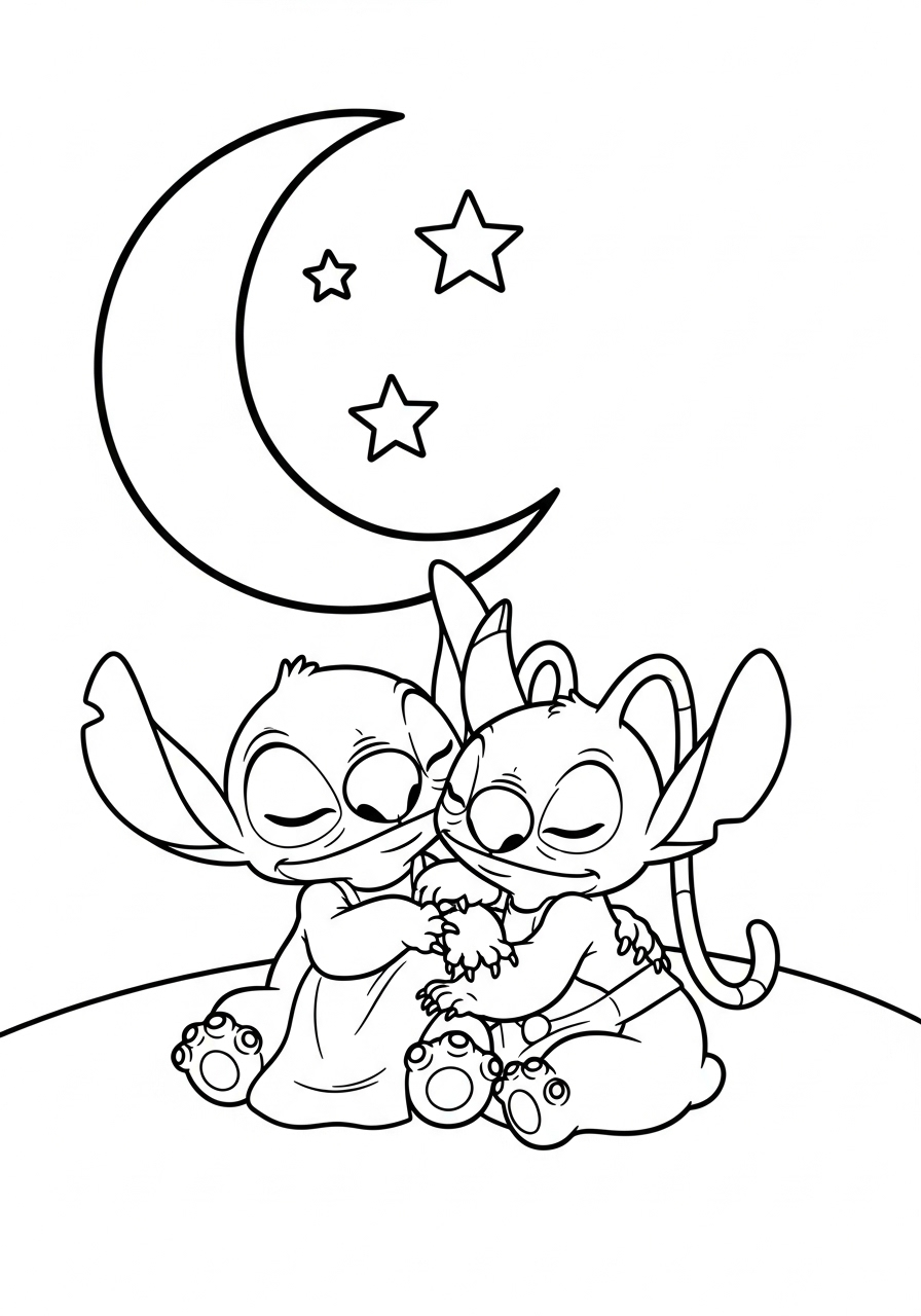 lilo e stitch desenhos para imprimir