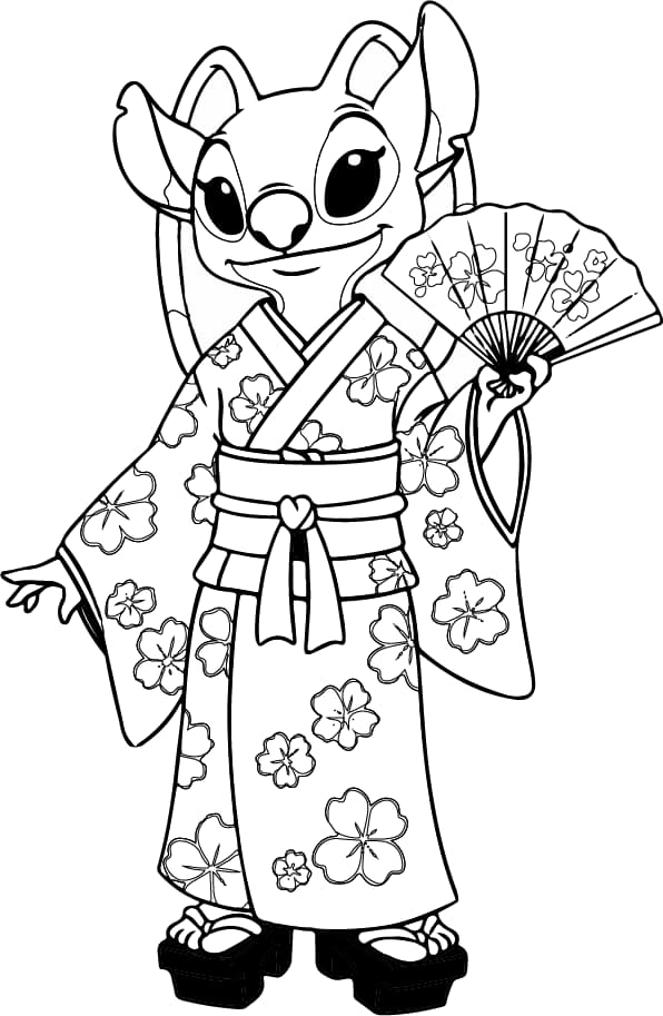 personagens de lilo e stitch para colorir
