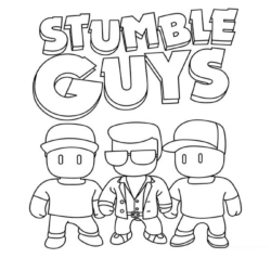 skins Stumble Guys para colorir
