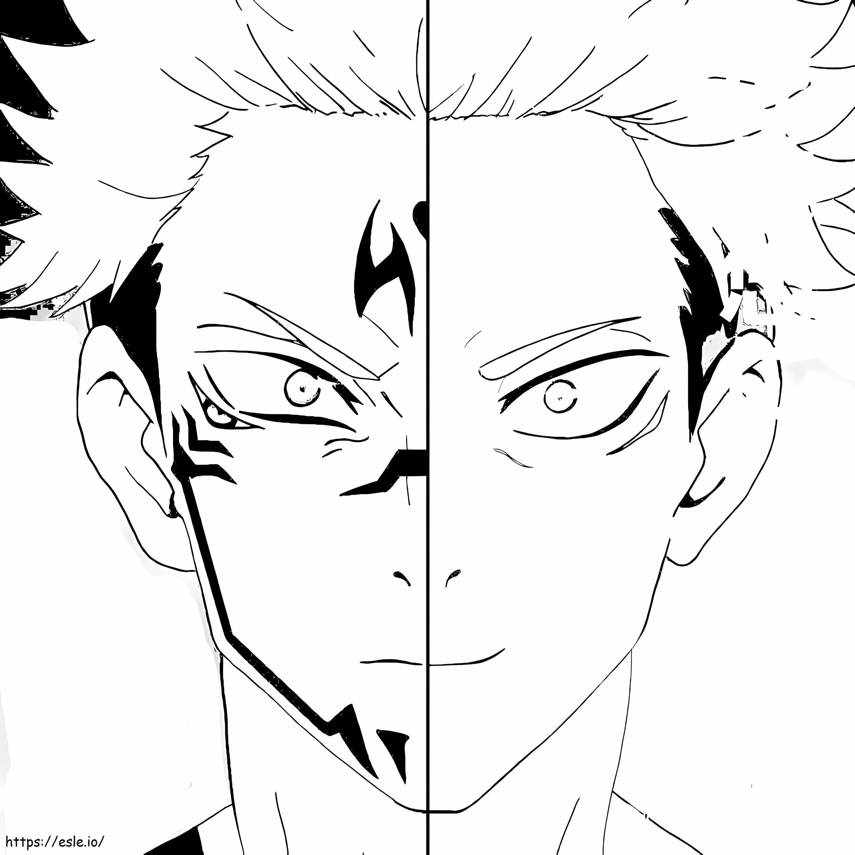 jujutsu kaisen desenhos para colorir