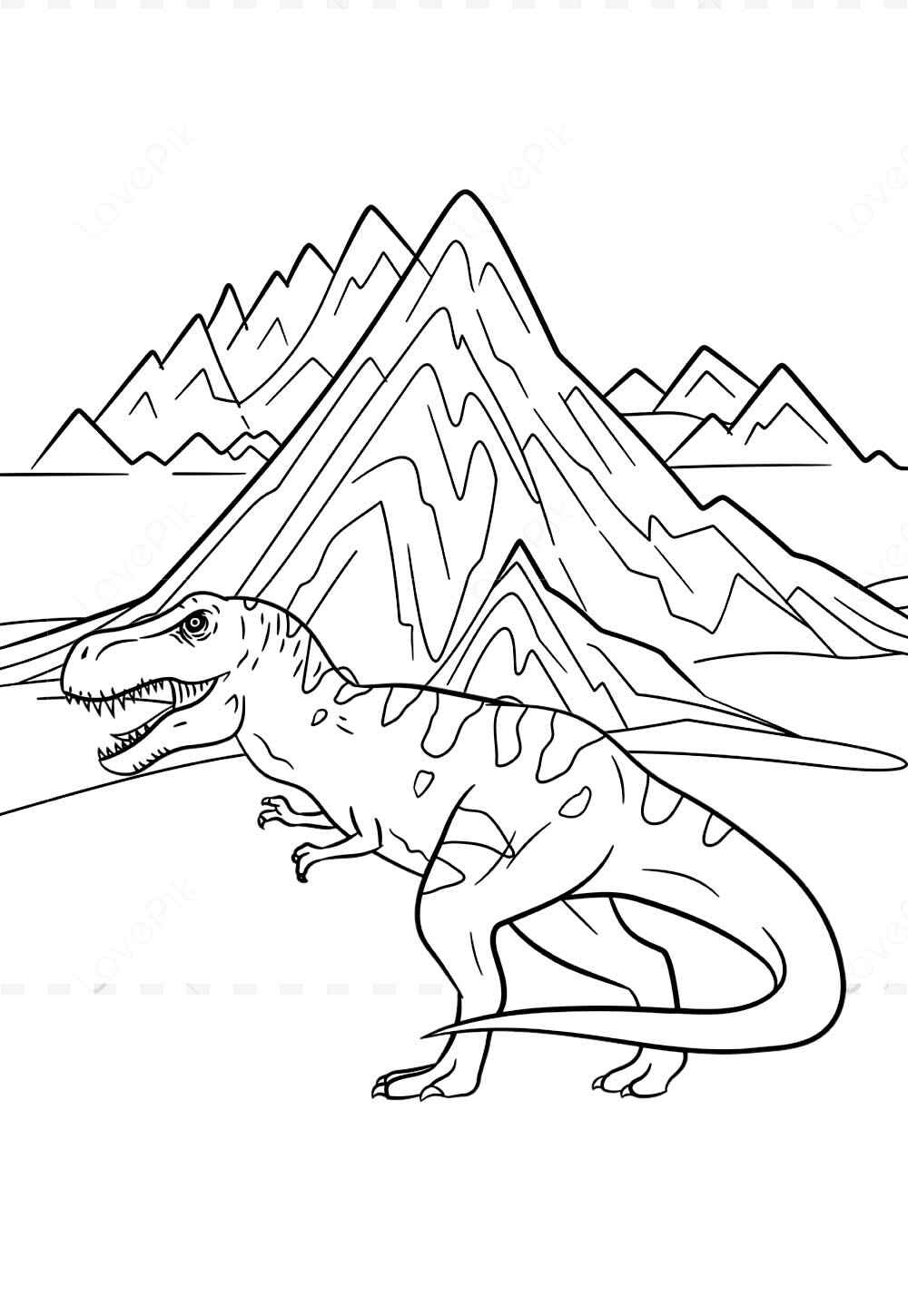 Imagens de T-Rex para atividade infantil