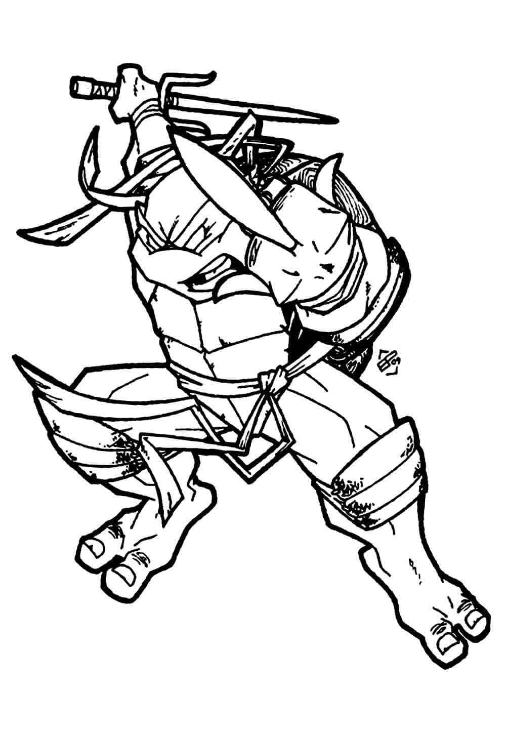 desenhos tartarugas ninja para imprimir