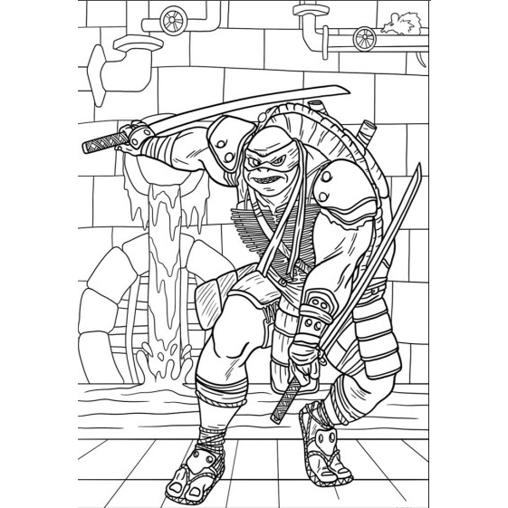 colorir personagens tartarugas ninja