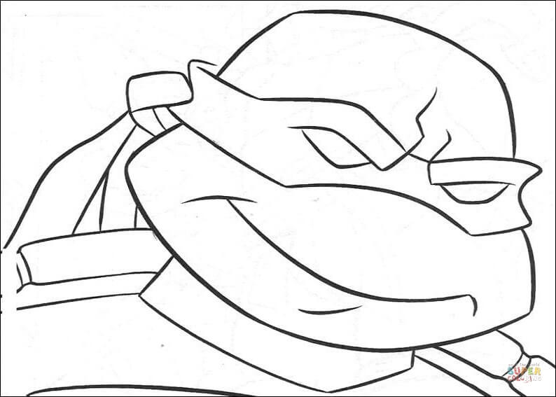 moldes tartarugas ninja para colorir