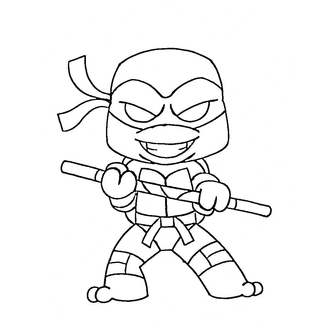 colorir personagens tartarugas ninja
