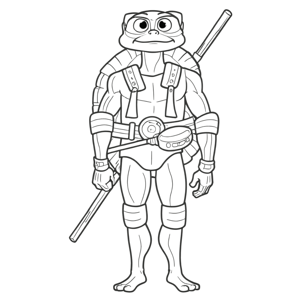 desenhos tartarugas ninja clássicas para colorir
