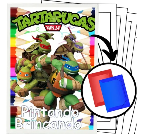 desenhos dos vilões das tartarugas ninja para colorir