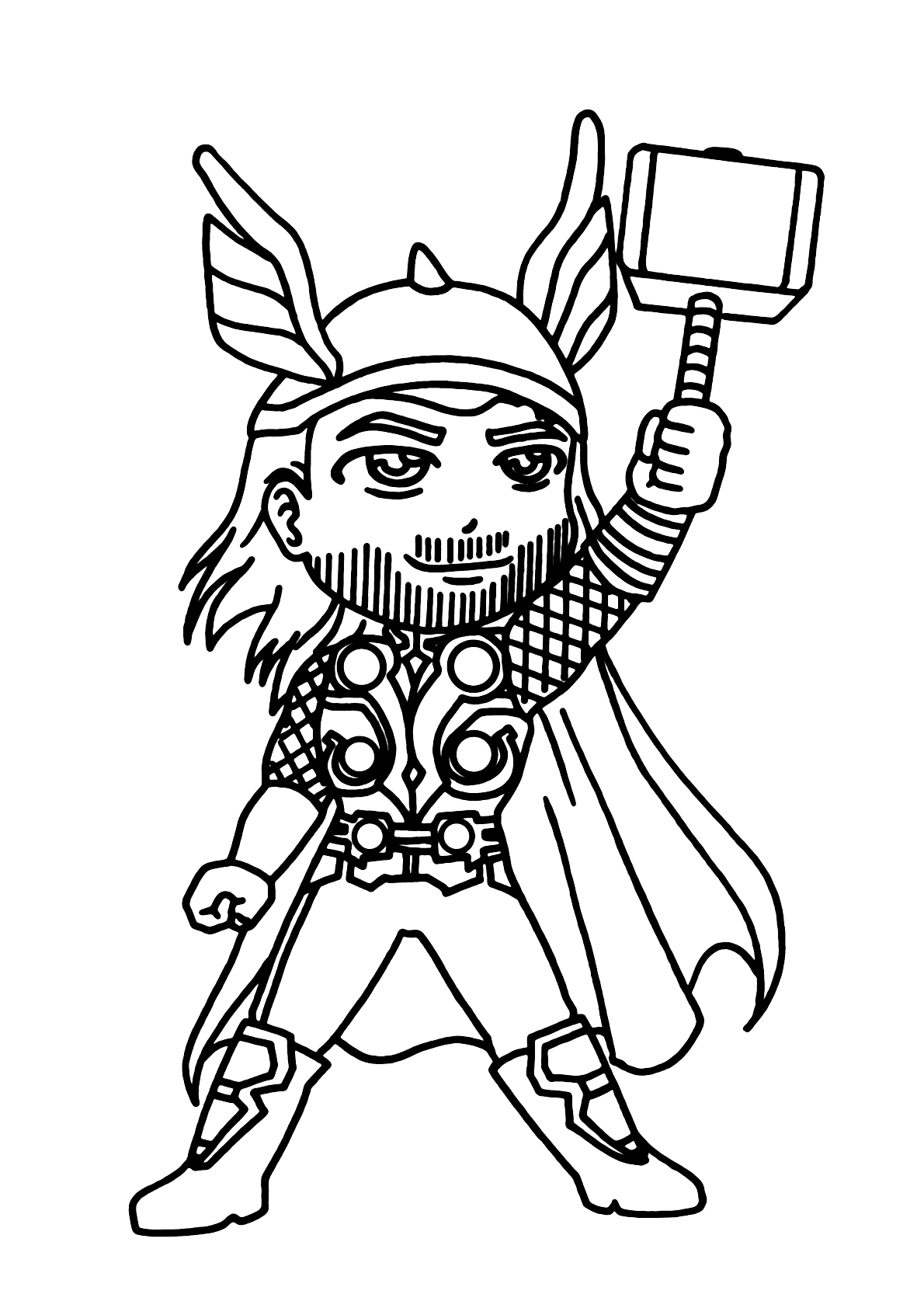 imagens do thor para pintar