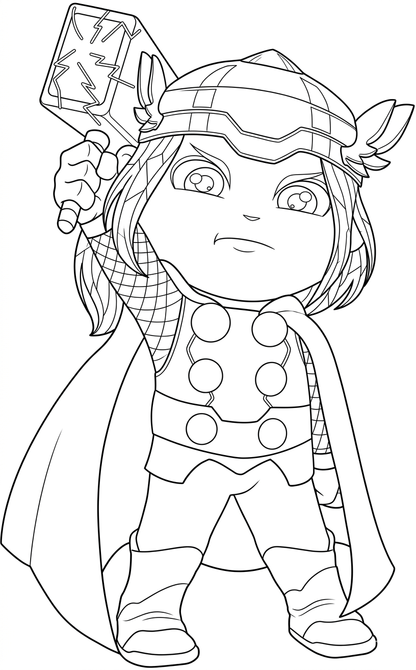 imagens do thor para pintar