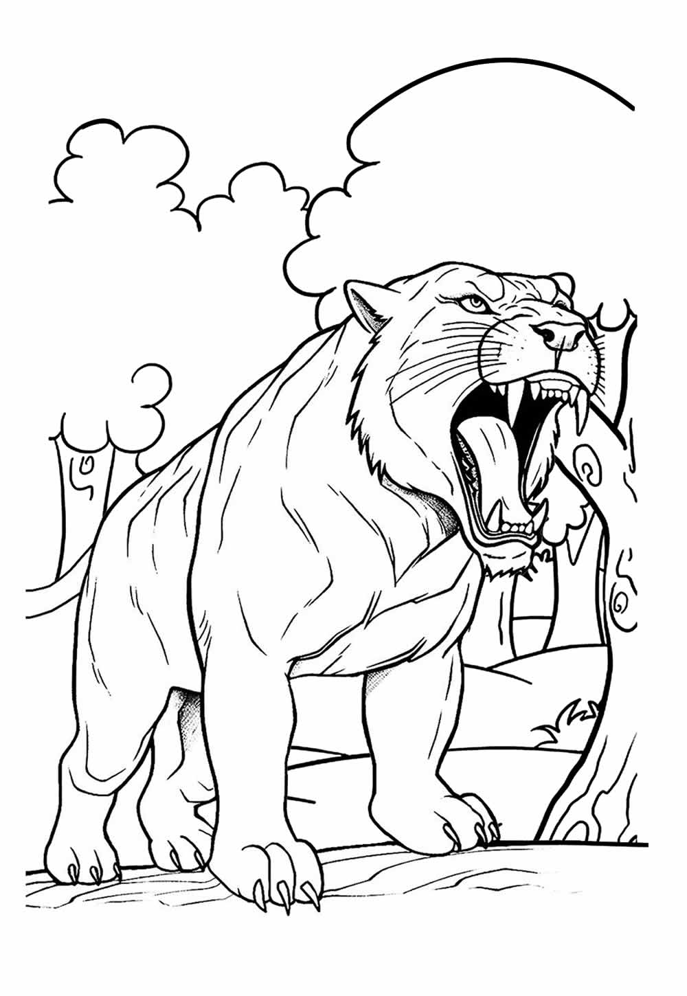 moldes de tigre para pintura