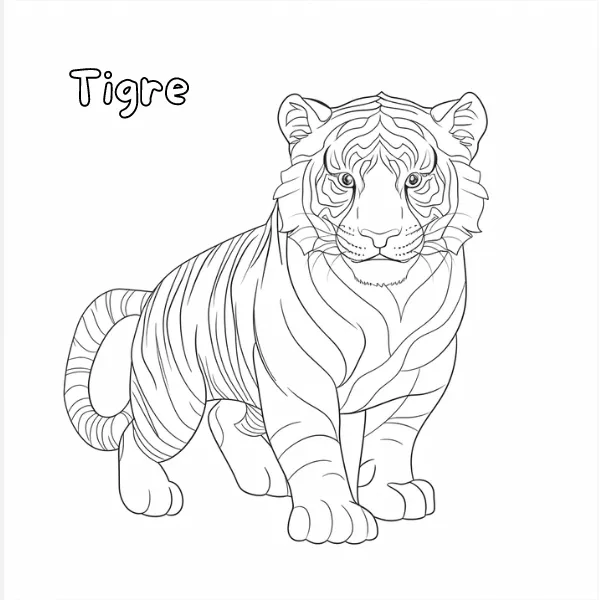 desenhos de animais selvagens para colorir