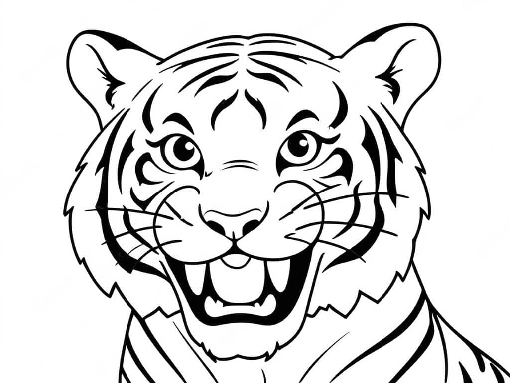 atividade infantil tigre