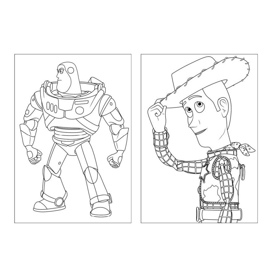 desenhos animados toy story colorir