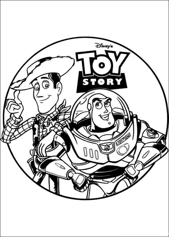 woody para colorir