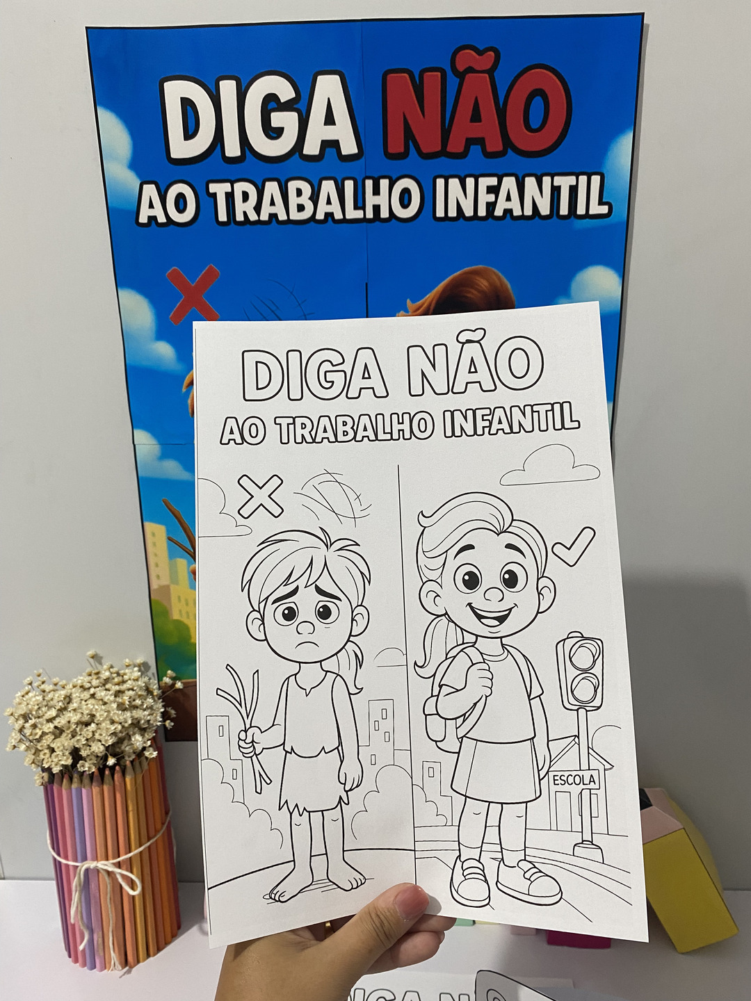 desenho infantil combate trabalho infantil