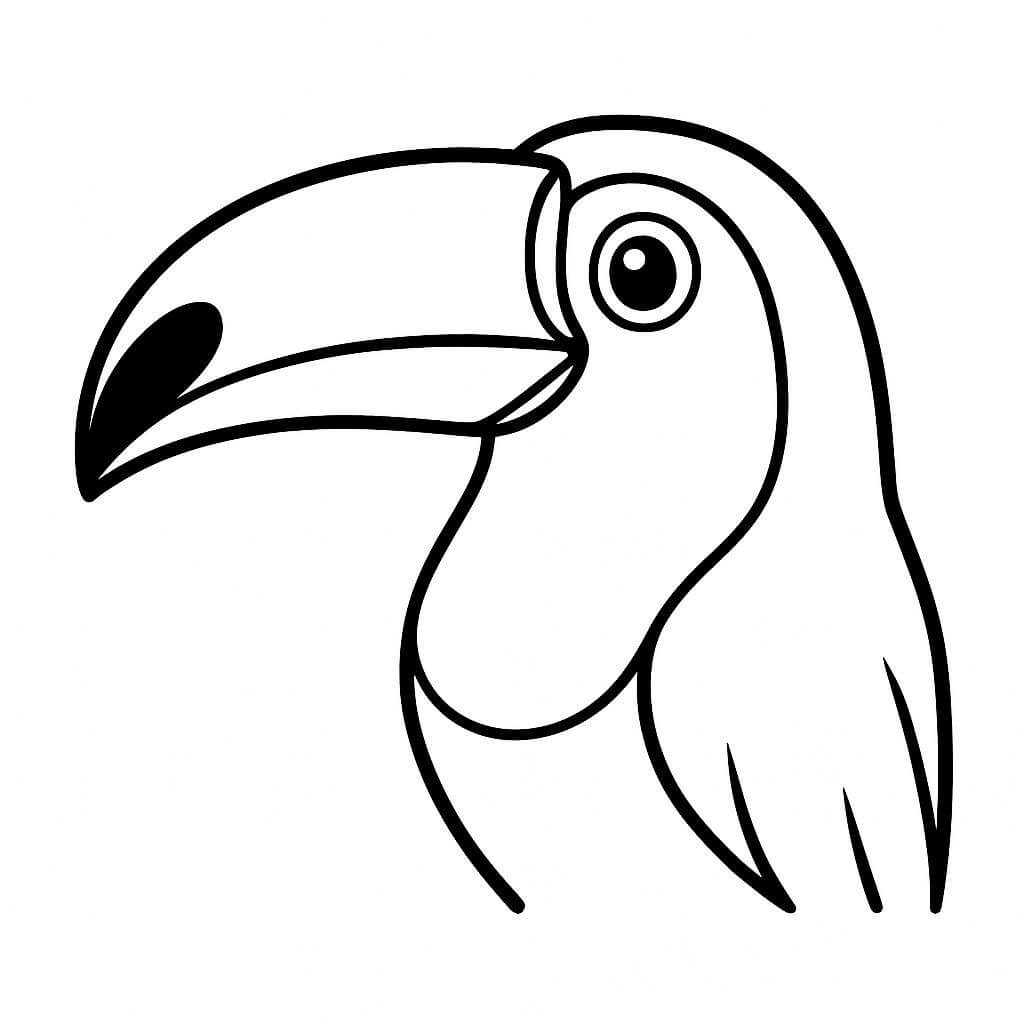 como pintar bico de tucano