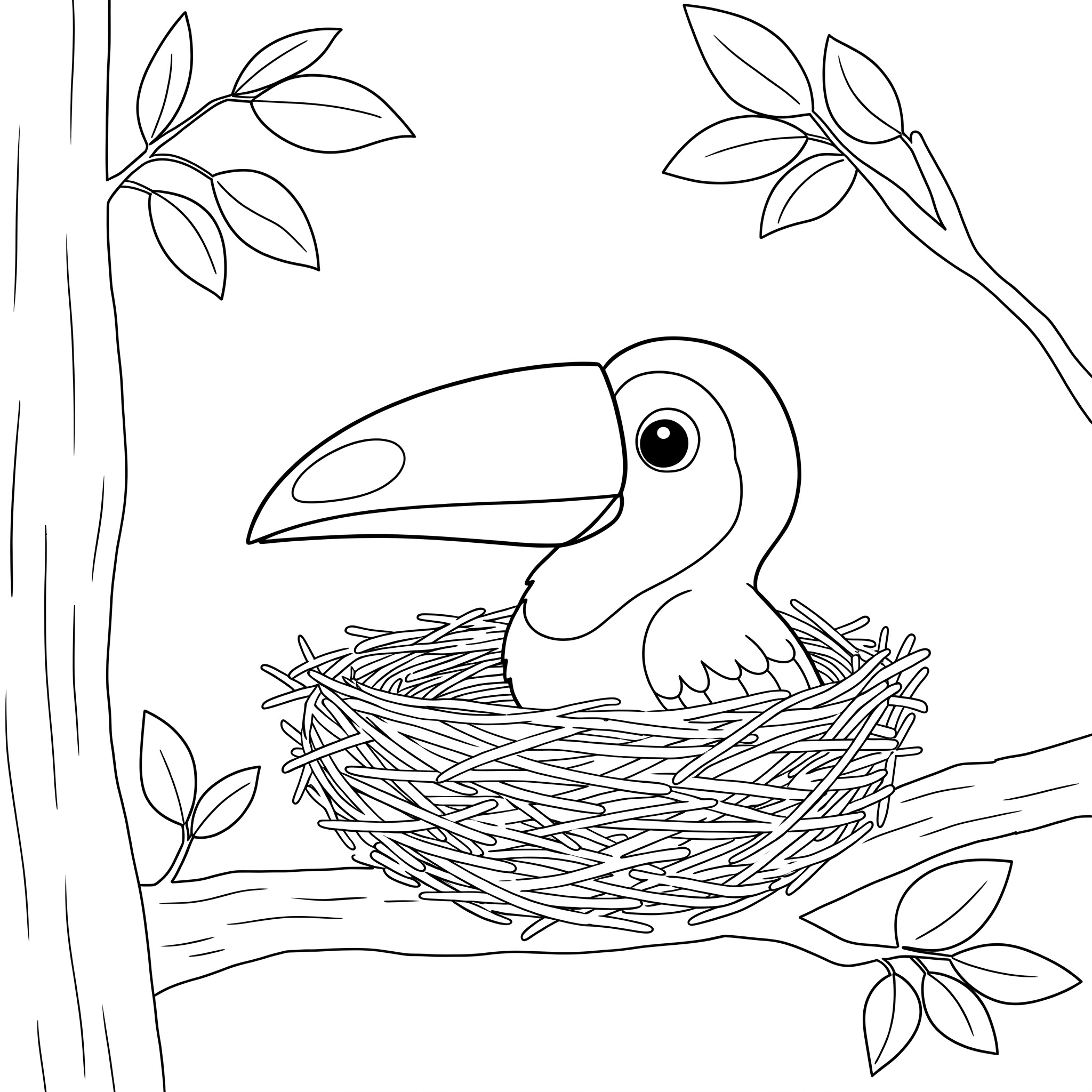 tucano para colorir online